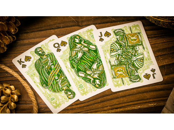 Caesar (Green) Playing Cards by Riffle Shuffle