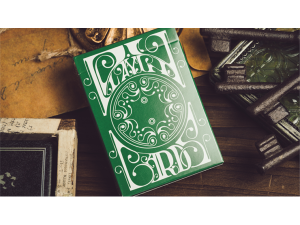 Smoke & Mirrors V9 (Green Edition) Playing Cards by Dan & Dave