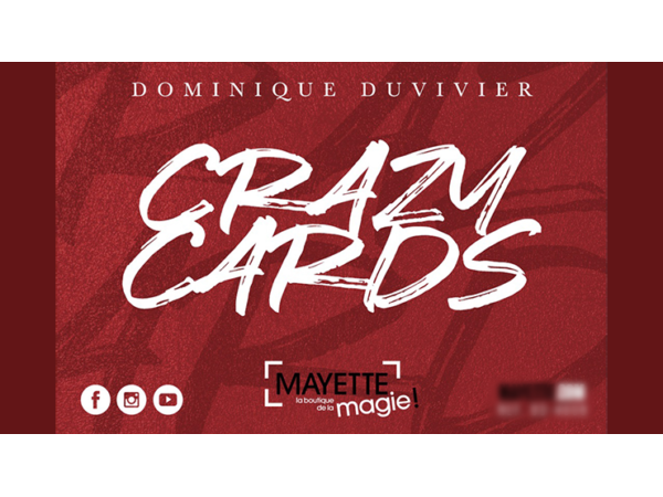 Crazy Cards (Gimmicks and Online Instructions) by Dominique Duvivier