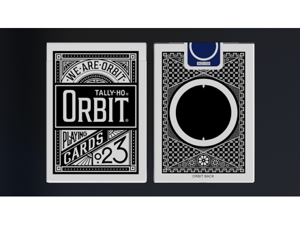 Orbit Tally Ho Circle Back (Black) Playing Cards