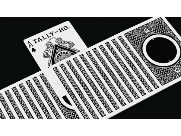 Orbit Tally Ho Circle Back (Black) Playing Cards