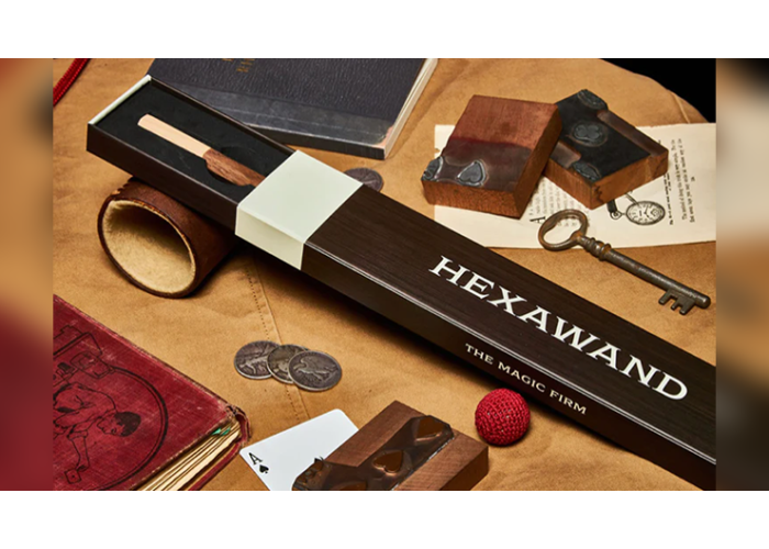 Hexawand Walnut (Brown) Wood by The Magic Firm
