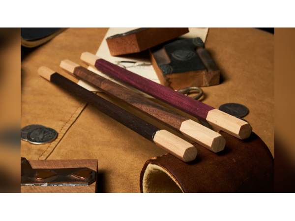 Hexawand Walnut (Brown) Wood by The Magic Firm