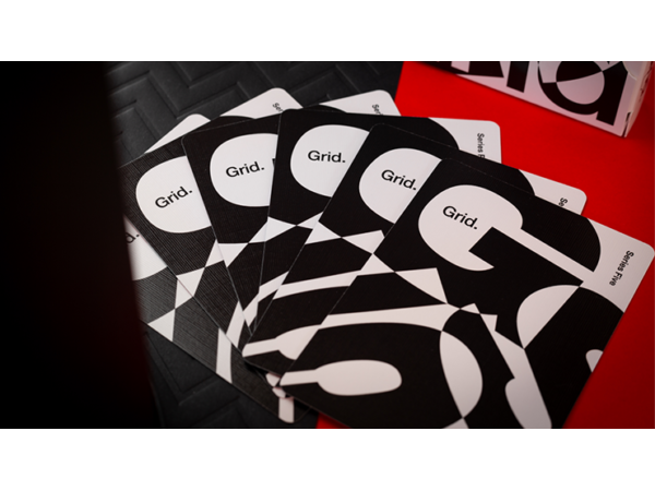 Grid Series Five- Typographic Playing Cards