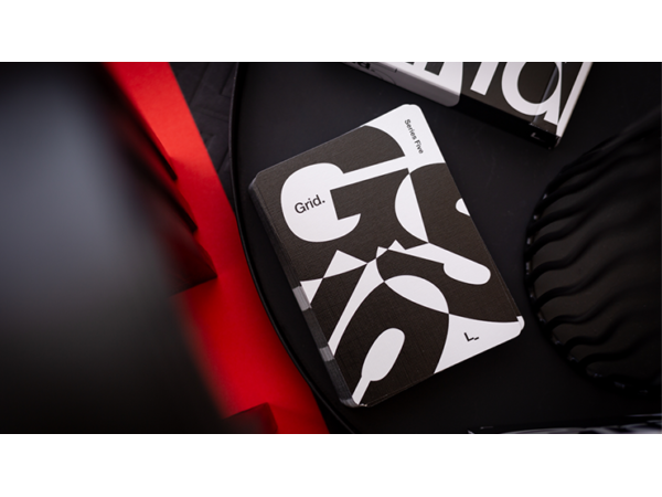 Grid Series Five- Typographic Playing Cards