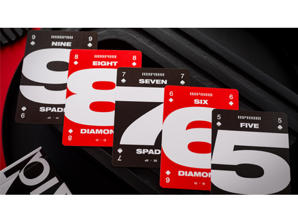 Grid Series Five- Typographic Playing Cards