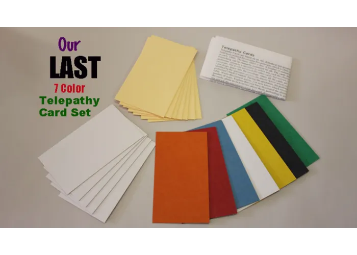 Mental Telepathy Cards (Color) by Chazpro Magic