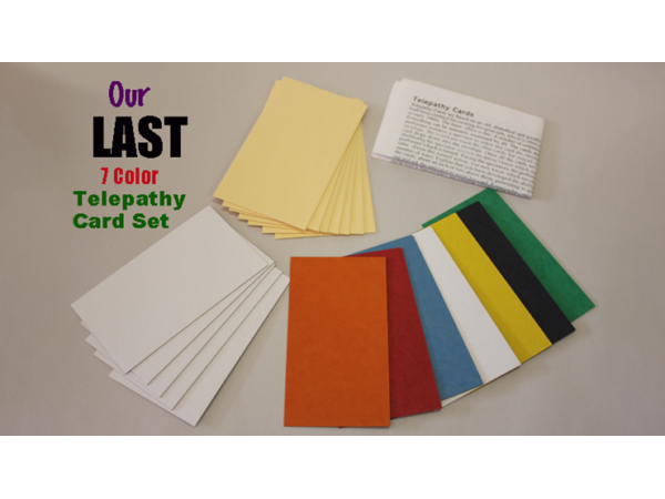 Mental Telepathy Cards (Color) by Chazpro Magic