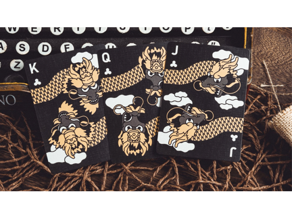 The Dragon (Black) Playing Cards