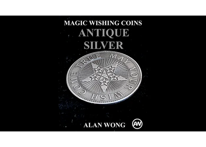 Magic Wishing Coins Antique Silver (12 Coins) by Alan Wong