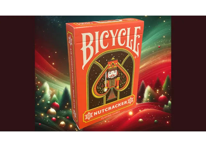 Bicycle Nutcracker (Red) Playing Cards