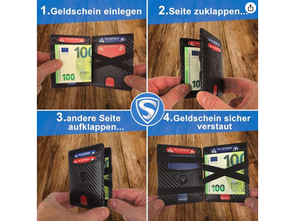 Magic Wallet mit Münzfach