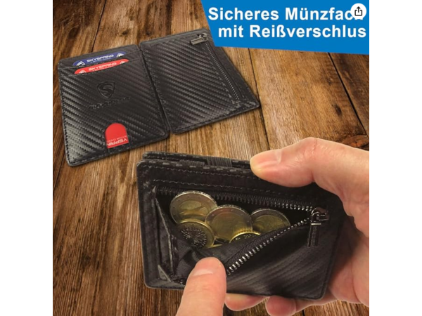 Magic Wallet mit Münzfach