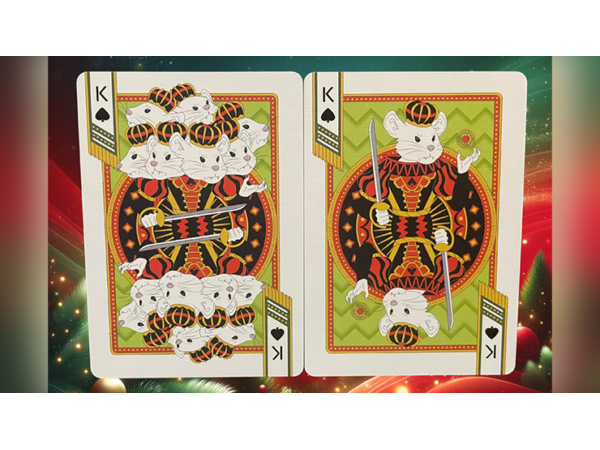 Stripper Bicycle Nutcracker (Green) Playing Cards