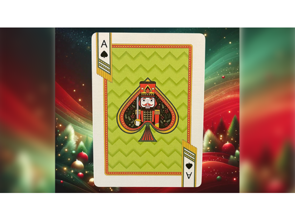 Stripper Bicycle Nutcracker (Green) Playing Cards