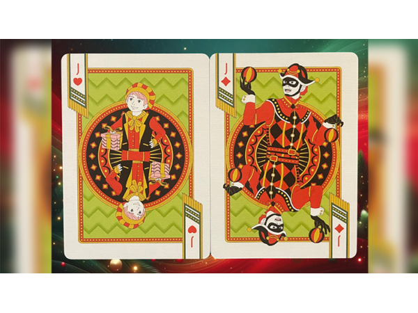 Stripper Bicycle Nutcracker (Green) Playing Cards