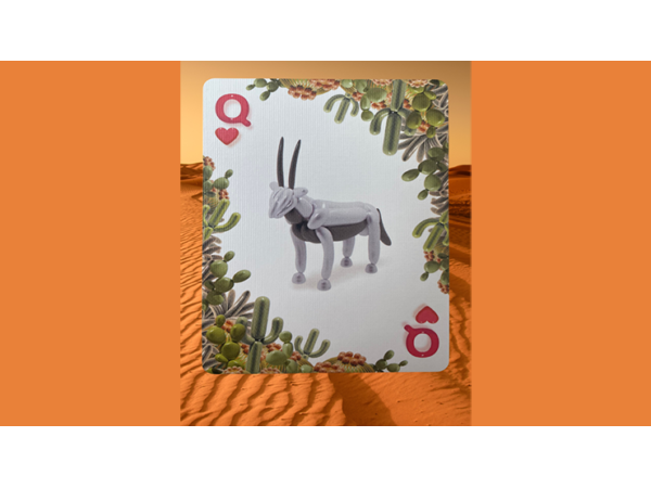 Bicycle Balloon Desert (Stripper) Playing Cards