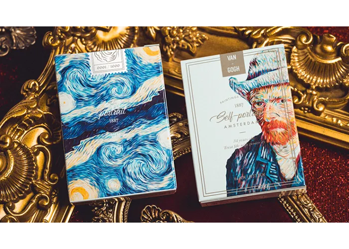 Van Gogh Self-Portrait (Borderless) Playing Cards