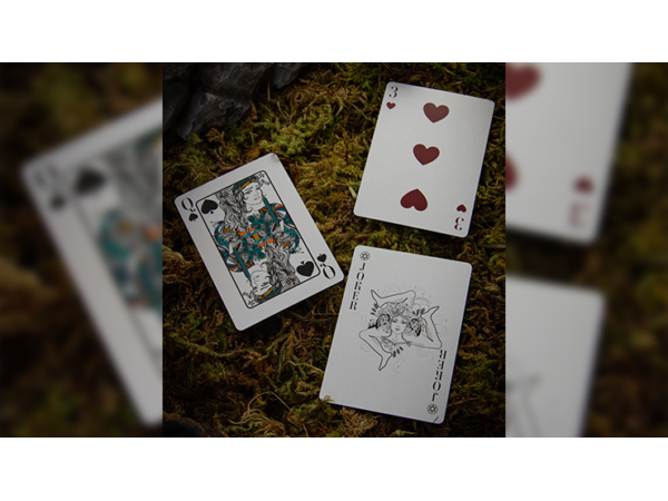 Fillide: A Sicilian Folk Tale Playing Cards V2 (Forest Green) by Jocu