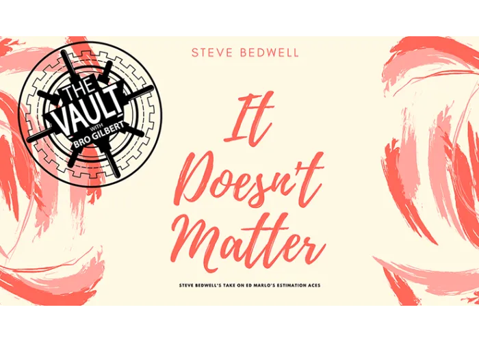 The Vault - It Doesn't Matter by Steve Bedwell video DOWNLOAD