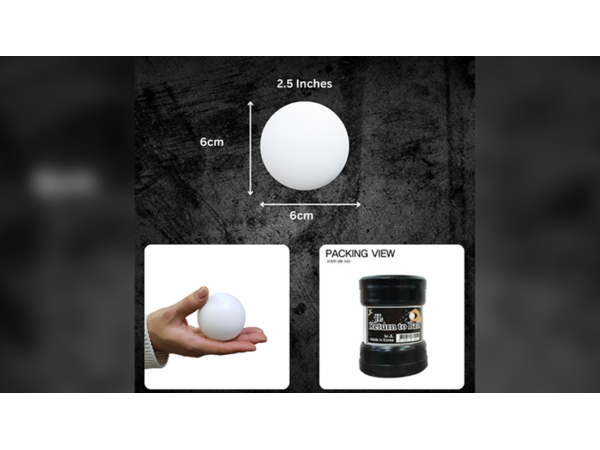 Return Ball (White, 2.5") by JL Magic