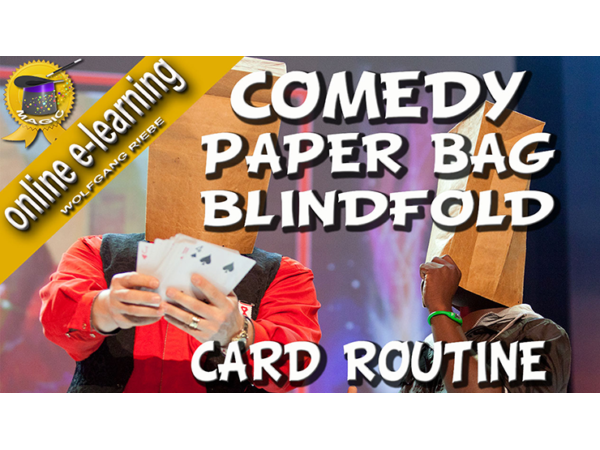 Comedy Paper Bag Blindfold Routine by Wolfgang Riebe video DOWNLOAD
