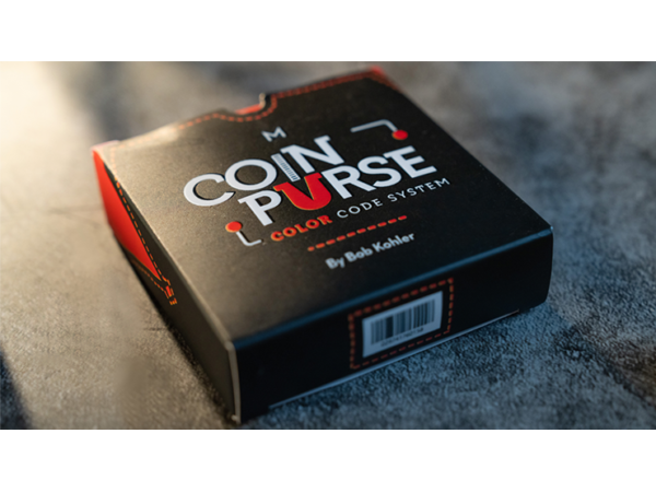 COLOR CODE COIN PURSE RED by Bob Kohler