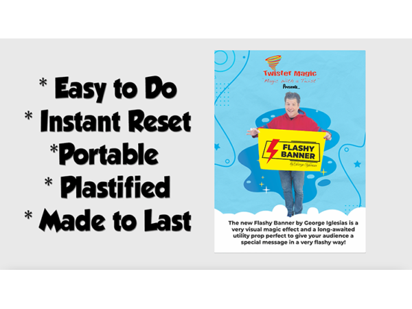 FLASHY BANNER (THE END) by George Iglesias & Twister Magic