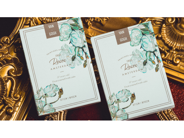 Van Gogh Roses (Borderless) Playing Cards