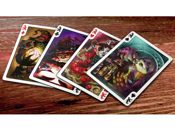 The Animal Instincts Poker and Oracle (Wizard) Playing Cards