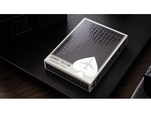 Lounge Edition Unmarked (Tarmac Black) by Jetsetter Playing Cards