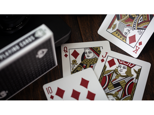 Lounge Edition Unmarked (Tarmac Black) by Jetsetter Playing Cards