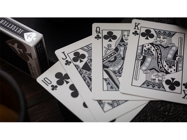 Lounge Edition Unmarked (Tarmac Black) by Jetsetter Playing Cards