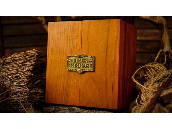 Black Tortoise Deluxe Wooden Box Set by Ark Playing Cards