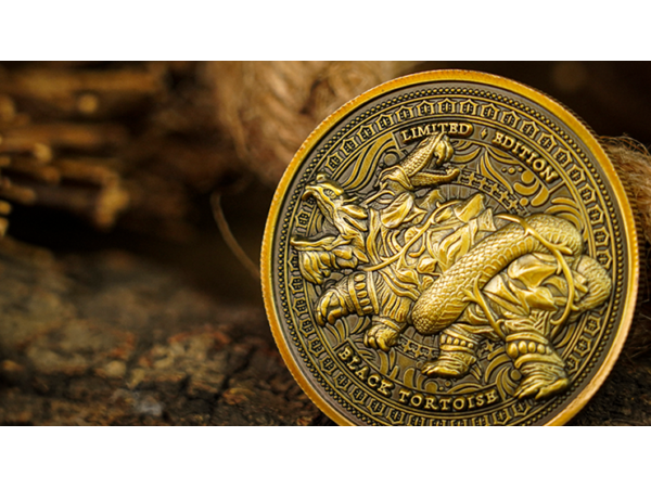 Black Tortoise Deluxe Wooden Box Set by Ark Playing Cards