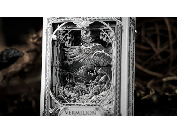Vermilion Bird Black Gold Box Set by Ark Playing Cards