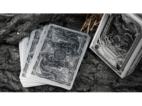 Vermilion Bird Black Gold Box Set by Ark Playing Cards