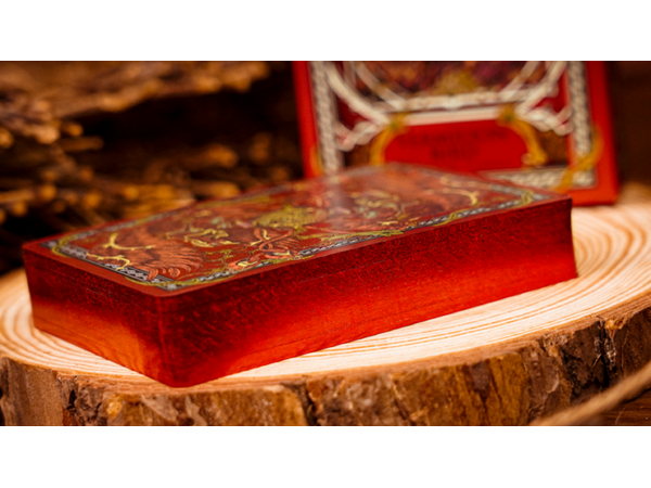 Vermilion Bird Deluxe Wooden Box Set by Ark Playing Cards