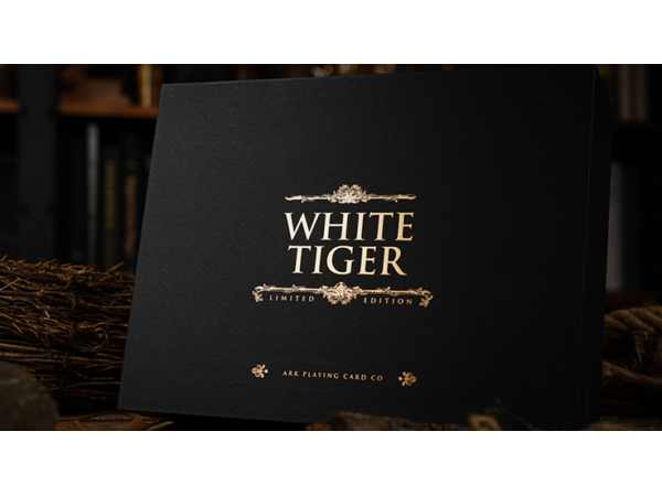 White Tiger Black Gold Box Set by Ark Playing Cards