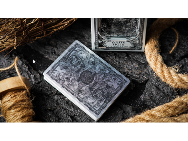White Tiger Black Gold Box Set by Ark Playing Cards