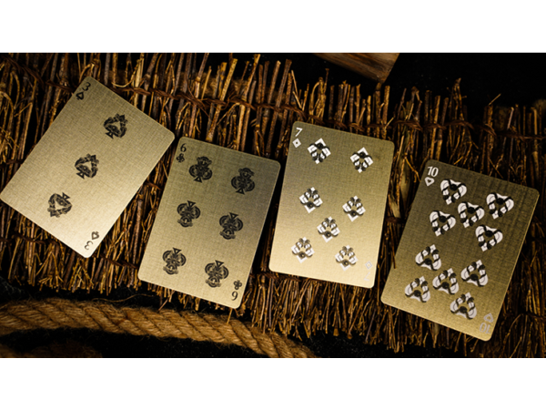 White Tiger Black Gold Box Set by Ark Playing Cards