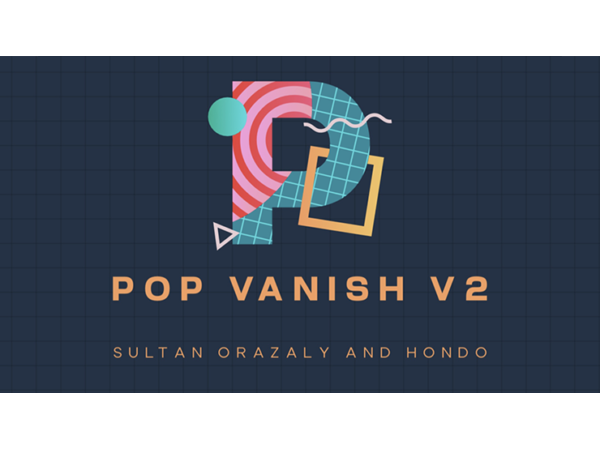 Pop Vanish 2 RED (Gimmicks and Online Instruction) by Sultan Orazaly & Hondo