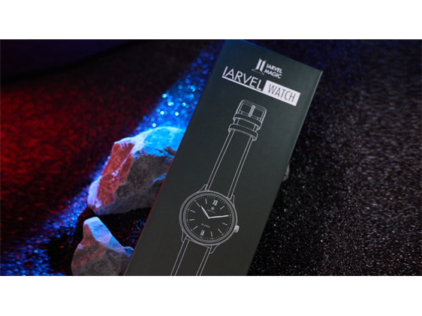 IARVEL WATCH (Gold Watchcase Black Dial) by Iarvel Magic and Bluether Magic