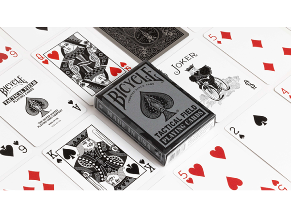 Bicycle Tactical Field (Black) Playing Cards by US Playing Card Co