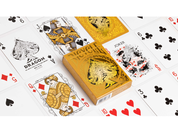 Bicycle Gold Dragon Playing Cards by US Playing Card Co