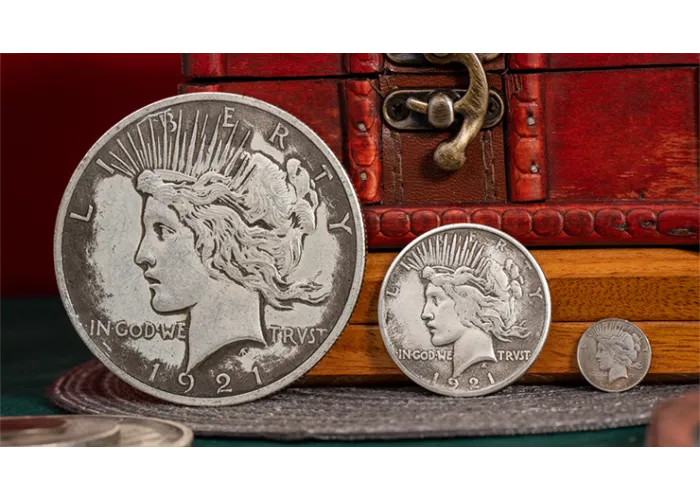 Mini Peace Dollar (Pack of 5 coins) by N2G