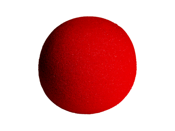 4 inch Professional Sponge Ball Soft (Red) from Magic by Gosh (1 each