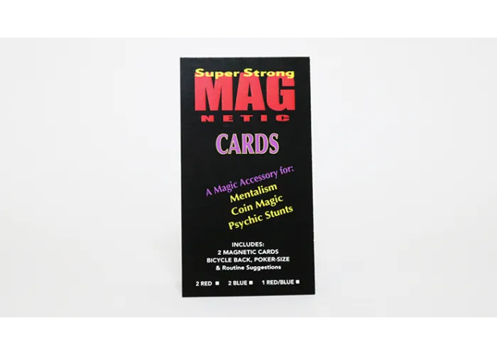 Magnetic Card - Bicycle Cards (2 Per Package) Double Face Cards by Chazpro
