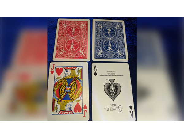 Magnetic Card - Bicycle Cards (2 Per Package) Double Face Cards by Chazpro