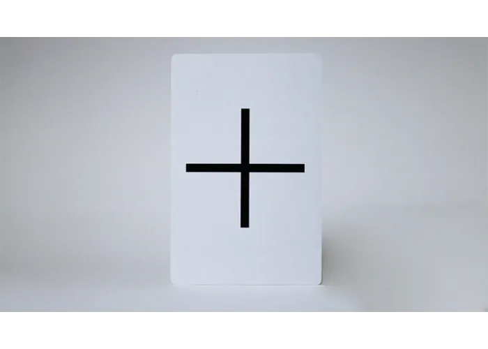 Bicycle Jumbo Gaff Card Double Face (Cross/Wavy Lines)